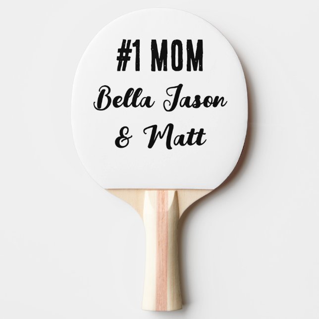 The All-Star Mom Personalized Team Spirit Design Pingisracket (Framsidan)