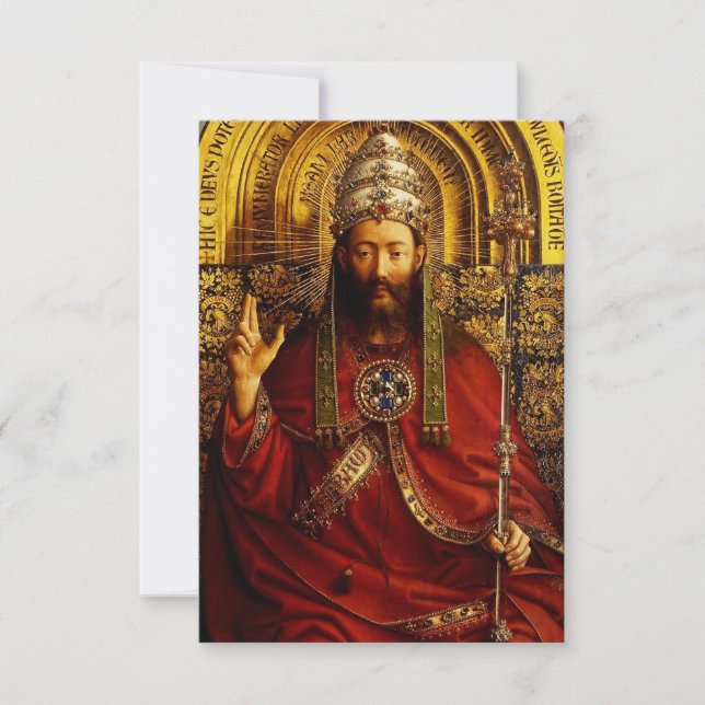 The Almighty Imperial Crimson Holy Card Tack Kort (Framsida)