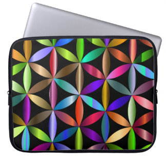 The Amazing Flower of Life on an Electronics Bag Laptop Fodral
