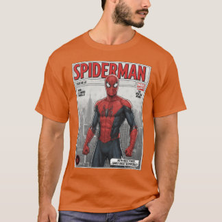 The Amazing SpiderMan Comic Bookribute Design fami T Shirt