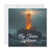 The Amber Lighthouse Card