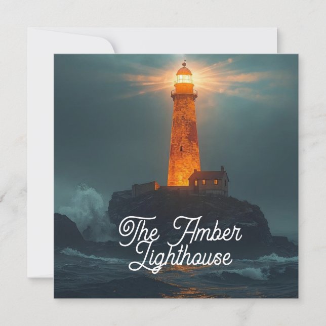 The Amber Lighthouse Card (Framsida)