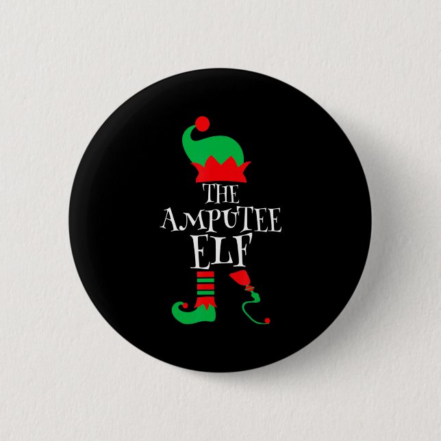 The Amputee Elf Christmas Funny Limb Surgery Joke  Knapp (Framsida)
