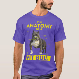The Anatomy of A Pitbull Dog Lover, Funny Dog Owne T Shirt