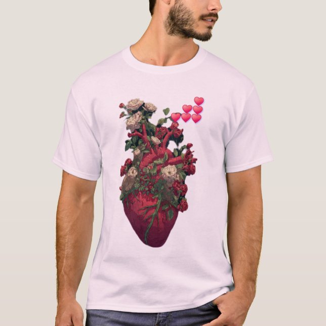      The anatomy of love, Men's Basic T-Shirt  (Framsida)
