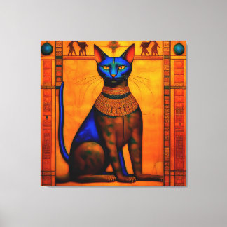The Ancient Egyptian Cat Bastet Canvastryck