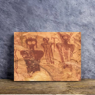 "The Ancients", Sego Canyon Utah Pictograph Canvastryck