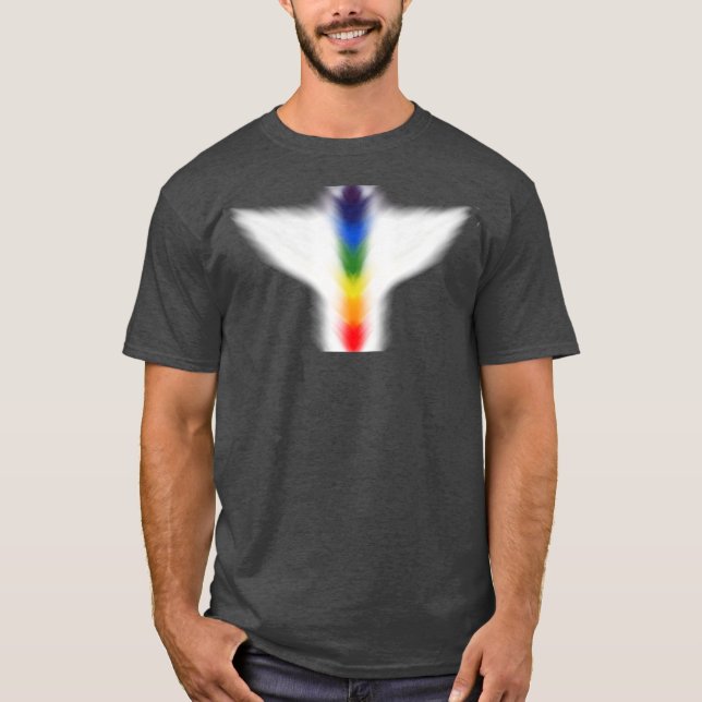 The Angel Of Chakras T Shirt (Framsida)