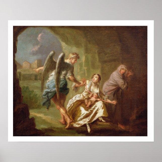 The Angel of Mercy, c.1746 (oil on canvas) Poster (Framsidan)