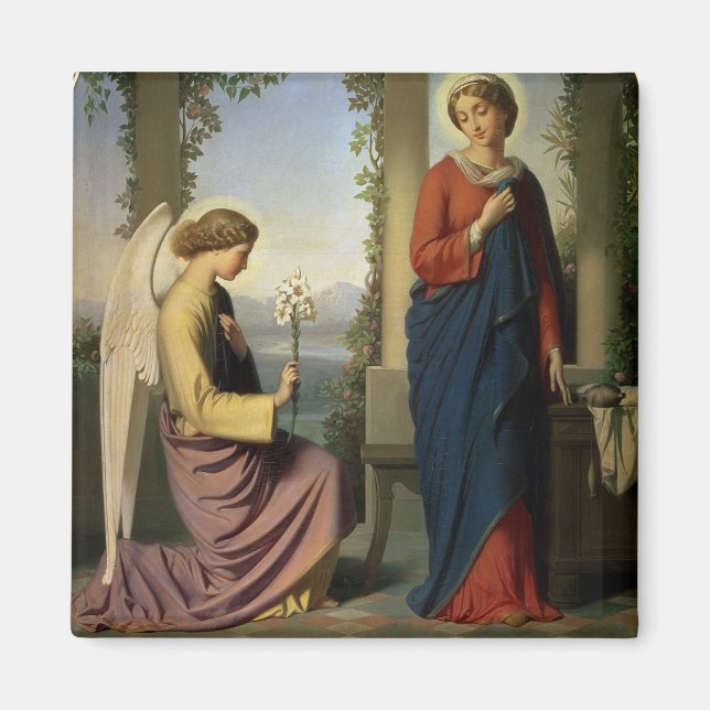 The Angelic Salutation, eller The Annunciation, 18 Magnet (Framsidan)