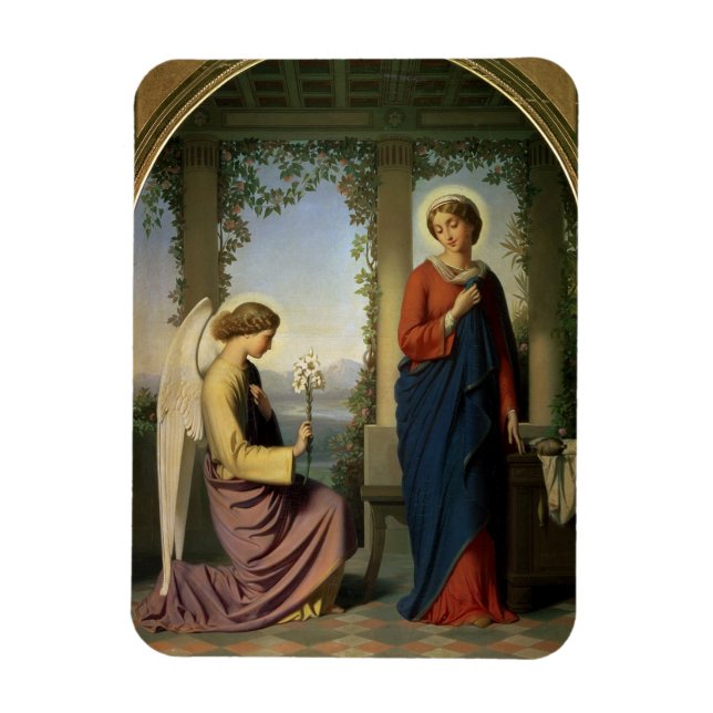The Angelic Salutation, eller The Annunciation, 18 Magnet (Vertikal)