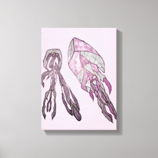 The Angled Veil  Abstract Texture Art Canvastryck