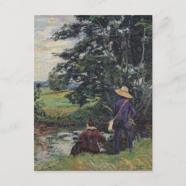 The Anglers, 1885 Vykort (Framsida)