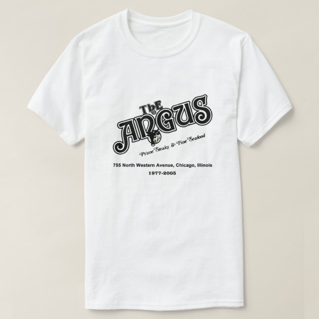 The Angus Restaurant, Chicago, IL T Shirt (Design framsida)