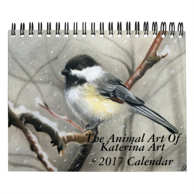 The Animal Art of Katerina Art 2017 wall endar Kalender (Omslag)