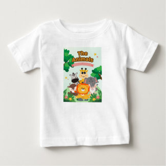 The animal kids design romantic  t shirt