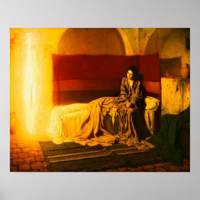 The Annunciation by Henry Ossawa Tanner Poster (Framsidan)