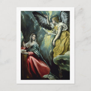 The Annunciation, c.1575 (oil on canvas) Vykort