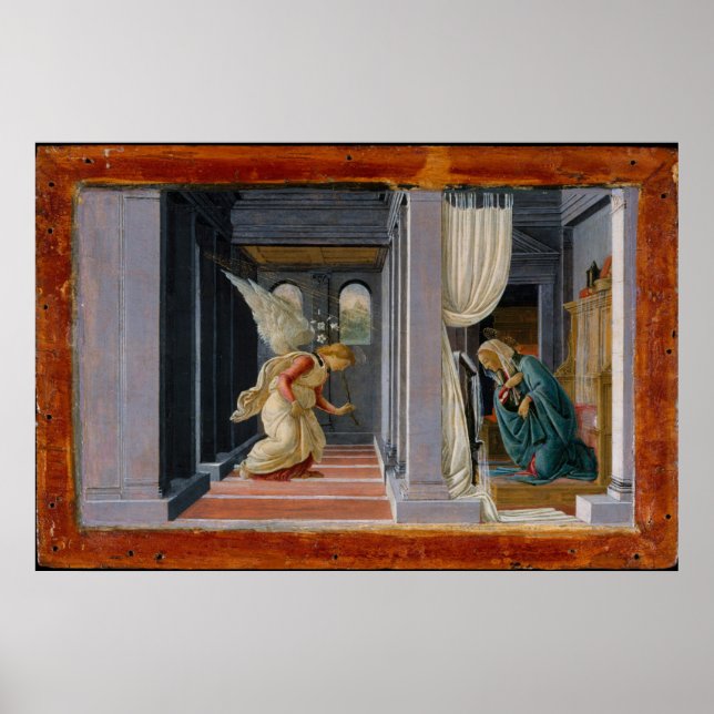 The Annunciation, circa 1485 Poster (Framsidan)