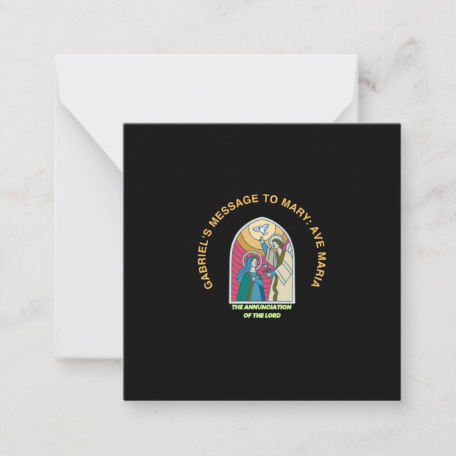 The Annunciation of the Lord Anteckningskort (Framsida)
