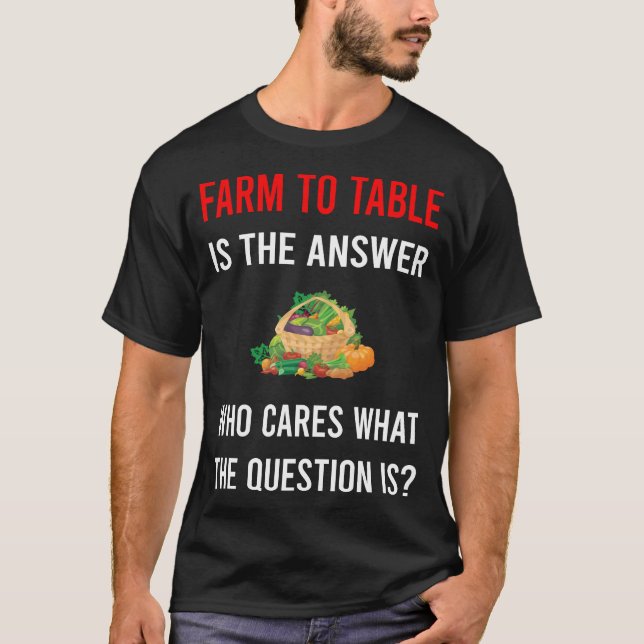 The Answer Farm Till Gården T Shirt (Framsida)