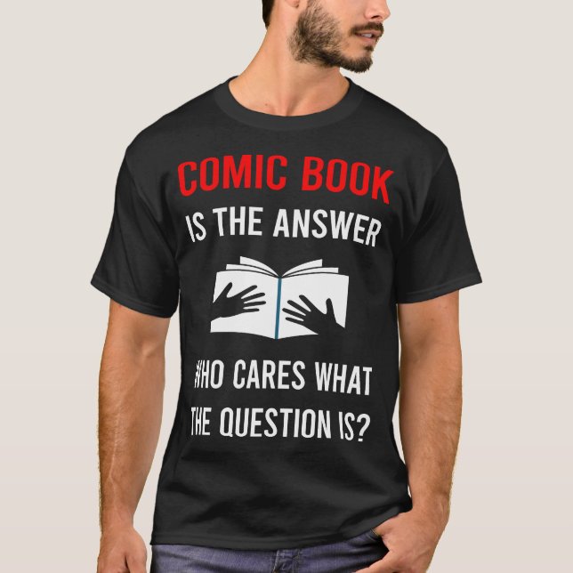 The Answer Serietidningar Comics T Shirt (Framsida)
