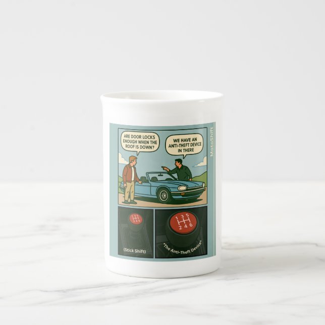 The Anti-Theft Device (Stick Shift) Benporslin Mugg (Framsidan)