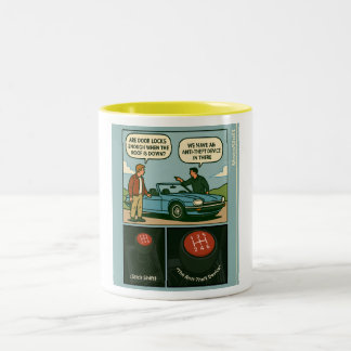 The Anti-Theft Device (Stick Shift) Två-Tonad Mugg