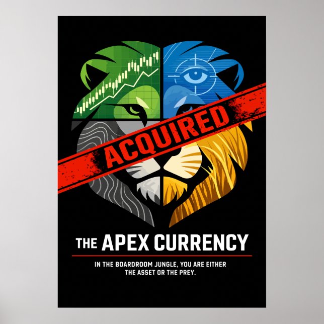 The Apex Currency Corporate Power Art Poster (Framsidan)