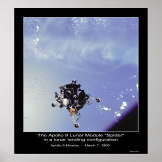 The Apollo 9 Lunar Module "Spider" 7 mars 1969 Poster