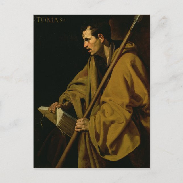 The Apostle St. Thomas, c.1619-20 Vykort (Framsida)