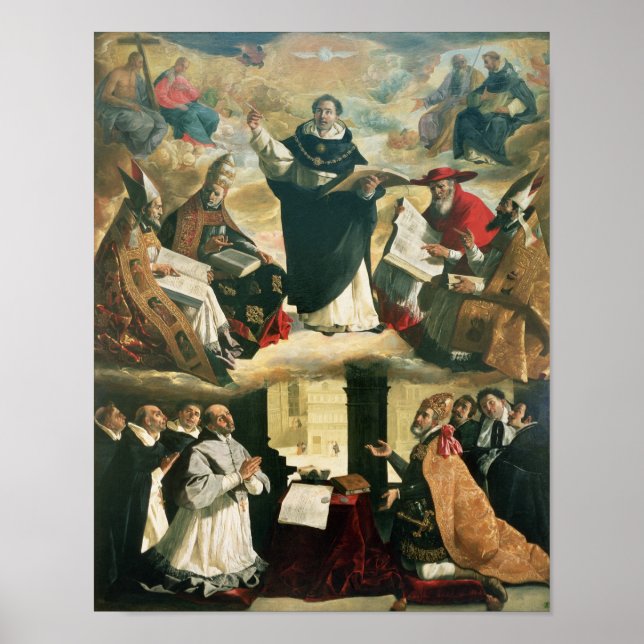 The Apotheosis of St. Thomas Aquinas, 1631 Poster (Framsidan)