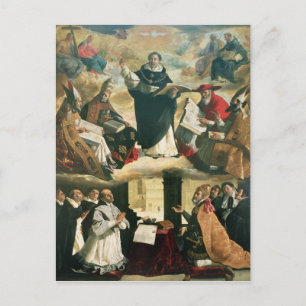 The Apotheosis of St. Thomas Aquinas, 1631 Vykort