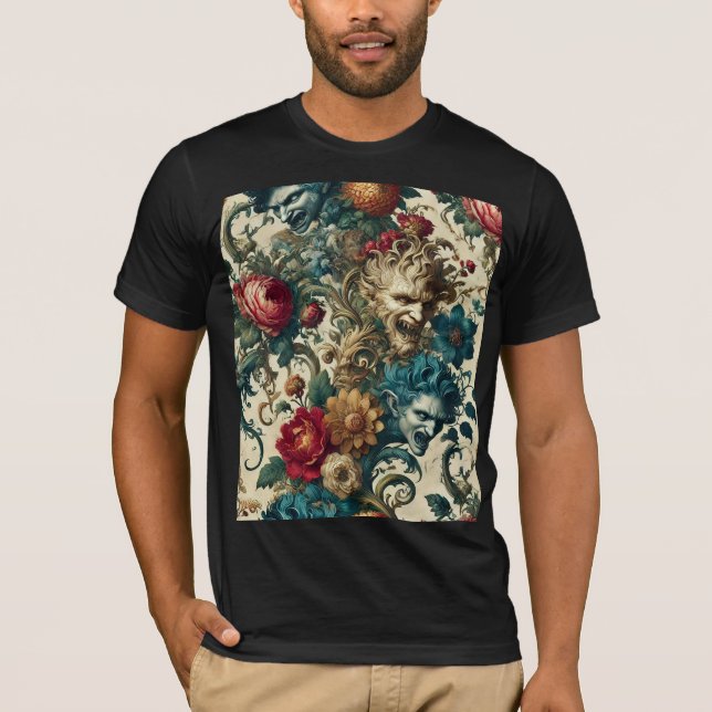 The Arcane Anarchy – gotisk konst för bärande T Shirt (Framsida)