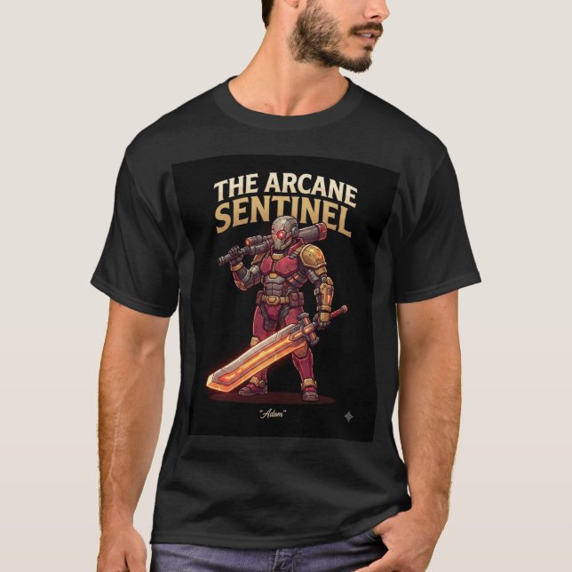 The Arcane Sentinel T-Shirt (Framsida)