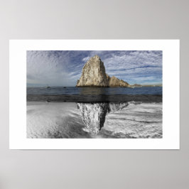 The Arch Cabo Mexico Reflexionsfotografi Poster
