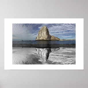 The Arch Cabo Mexico Reflexionsfotografi Poster