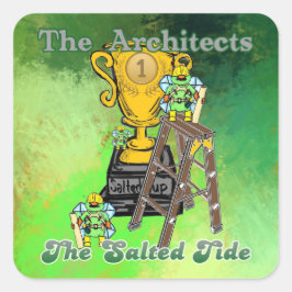 The Architects 2024 Salted Cup Champs Sticker Fyrkantigt Klistermärke