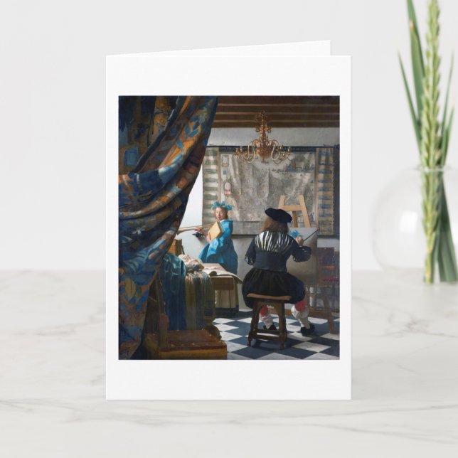 The Art of Painting, Johannes Vermeer, 1666-1667 Kort (Framsida)