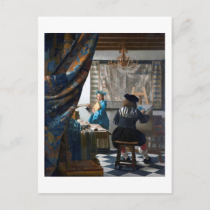 The Art of Painting, Johannes Vermeer, 1666-1667 Vykort