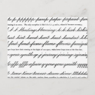 The Art of Penmanship Vykort