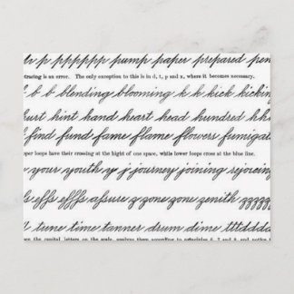 The Art of Penmanship Vykort