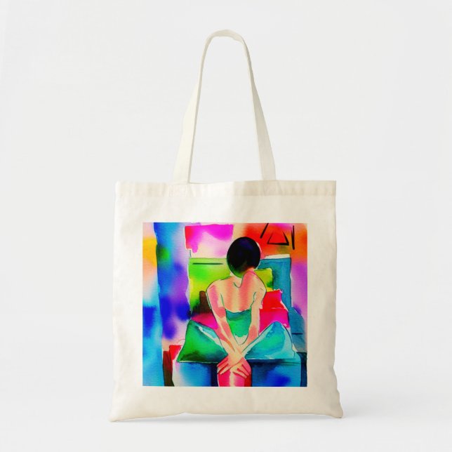 The Art of Procrastination Tote Bag Tygkasse (Framsidan)