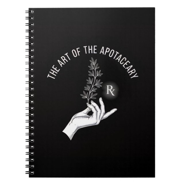 The Art of the Apothecary Rx  Anteckningsbok (Framsidan)