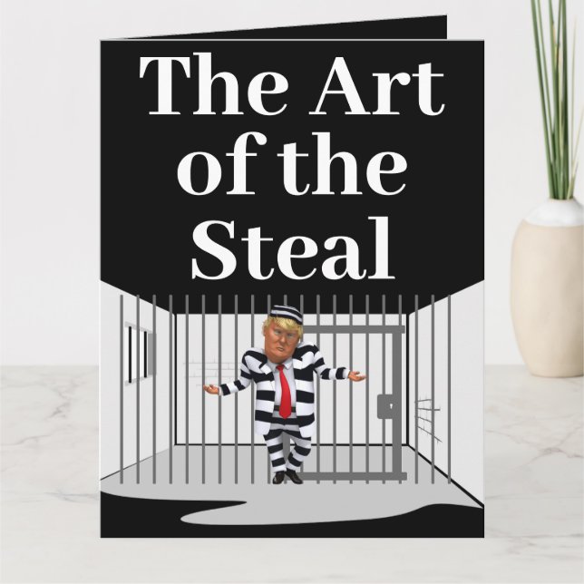 The Art of the Steal Trump Greeting Card Kort (Framsida)