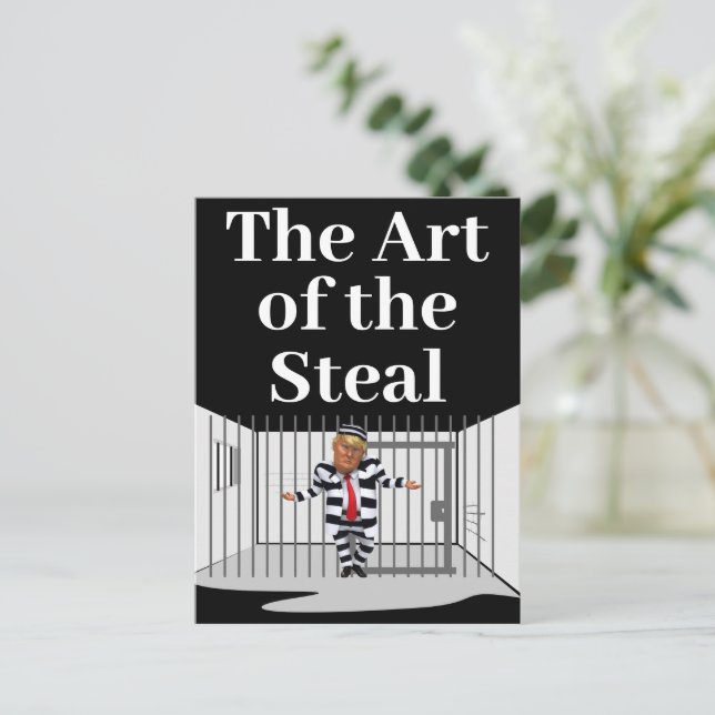 The Art of the Steal Trump Postkort Vykort (Stående Fram)
