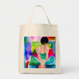 The Art Procrastination Livsmedel Tote Bag Tygkasse