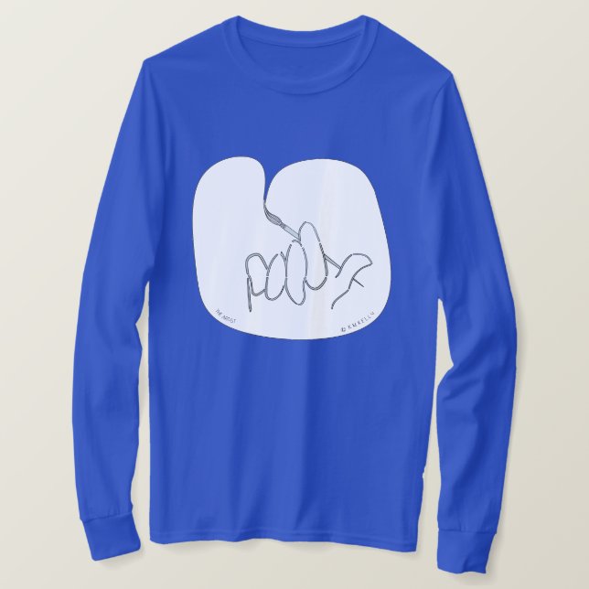 THE ARTIST - Bärbar konst - T-Shirt  (Design framsida)