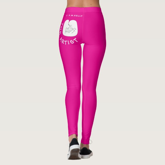 THE ARTIST - Konstarbetshandskar Leggings (Baksida)