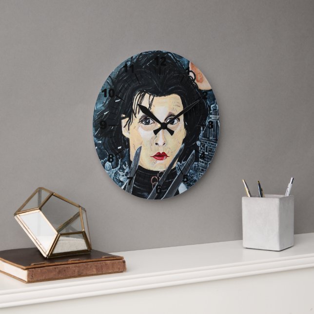 The Artist Painting by Alfred Fox Stor Klocka (Kontor)